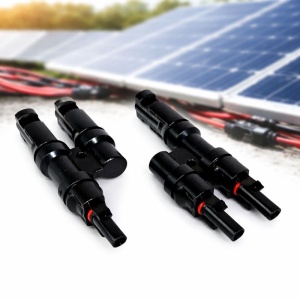 Set 2 Conectori Solari MC4 Tip Y, Adaptor Ramificare Panouri Fotovoltaice, 1000V, 1 Tata la 2 Mama - Img 2
