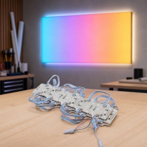 Set 20 Module LED RGB Adresabile 24V, 6 LED 3030, IP65, SM16703 - Img 2