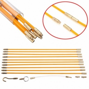 Tragator Cabluri Fibra de Sticla 5m cu Tije Filetate