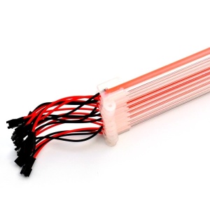 Bara LED COB 220V rosu, 50cm x 10buc/set - Img 4