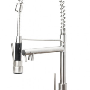Baterie bucatarie inox pipa arc cu dus
