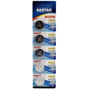 Baterie CR2025 Li-ion 3V Eastar - 5 buc / set