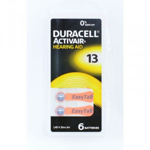 Baterii aparat auditiv Duracell PR13, 6 buc / set