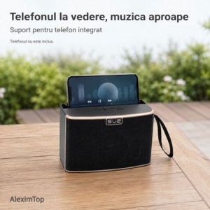 Boxă Portabilă Bluetooth cu Panou Solar, Radio FM SZ-L15 MINI - Img 4