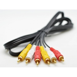 Cablu 3 rca tata - 3 rca tata 5 metri