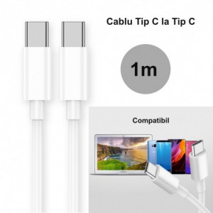 Cablu de alimentare si transfer date USB-C la USB-C 1 metru - Img 6