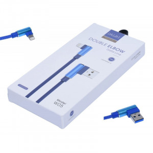 Cablu de date USB la 90˚ cu USB tip C, iPhone sau Micro USB