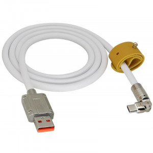 Cablu Super Fast 120W Usb Tip C - Alb/Negru CA-8833 - Img 2