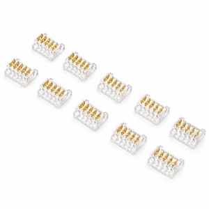 Conector pentru Imbinare Banda LED SMD 12mm 5 Pini Strip to Strip Set 10 Buc
