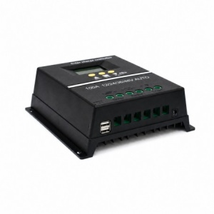 Controler Incarcare Solara PWM 100A, 12/24/36/48V Auto, LCD si 2 USB - Img 4