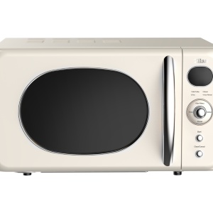 Cuptor cu microunde Zilan ZLN1245 RETRO, Putere 700W, Capacitate 20L, Functie de dezghetare, Afisaj digital, Temporizator