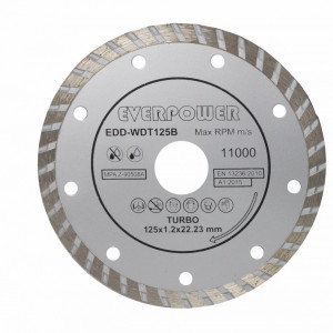 Disc diamantat taiere uscata 125*1.2*22.23