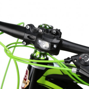 Far stop dual 3xAAA, lumina alba si 2 LED rosii
