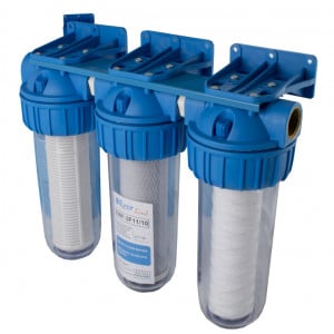 Filtru apa triplu cu carbune/bumbac/sita 3*1"*10" - Img 2