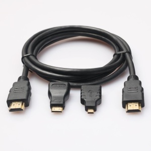 Kit Cablu HDMI + Mini +Micro /1,5m