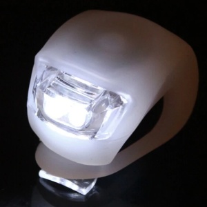 lumini de siguranta bicicleta, led 3 moduri iluminare, silicon, set 2 bucati - Img 3