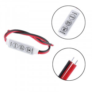 Mini Controler Banda Led Monocolora pe Fir ,5-24V