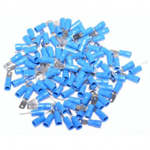 Papuci electrici izolati tata albastru 6,3mm 100b/Punga - Img 2