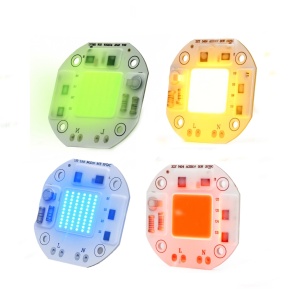 Pastila LED COB 50W 220V AC: albastru, galben, rosu, verde