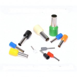 Pin terminal de cablu 4x9mm portocaliu , 100Buc/Set