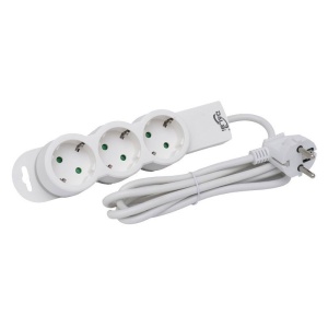 Prelungitor Electric 3 Prize si Protectie Copii, Cablu 3x1mm