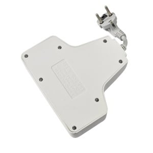 Priza multiplicator Schuko cu 3 prize 220V, 2x USB-A + 1x USB-C, buton ON/OFF, 2500W si protectie - Img 4
