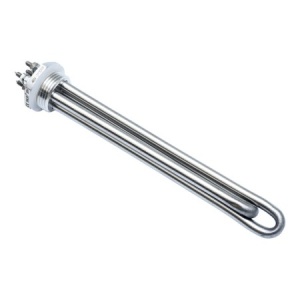 Rezistente solare din inox pentru boiler 2 x 300W, DN25, lungime 200mm, 48V, 24V, 12V