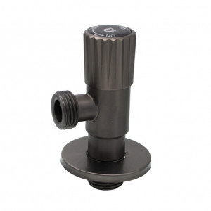 Robinet coltar inox fumuriu mat 1/2x3/4"