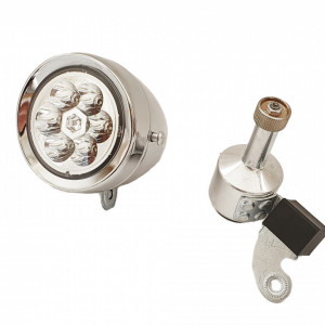 Set clasic de far LED si dinam