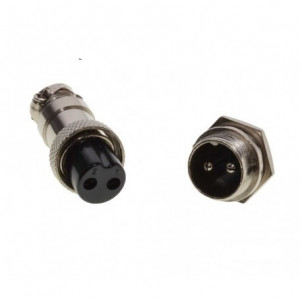 Set conector tip aviator mama - tata cu 2 pini