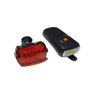 Set de lumina pentru bicicleta cu LED-uri - Img 2