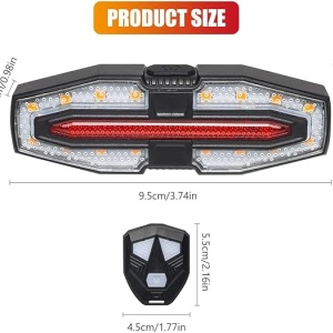 Set far si stop led pentru bicicleta cu incarcare USB - Img 4