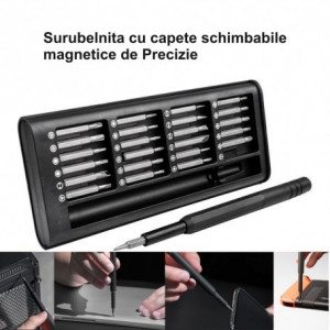 Set surubelnita de precizie cu biti 24 în 1 - Img 5