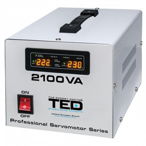 Stabilizator de Tensiune 2100VA-Servo Motor TED