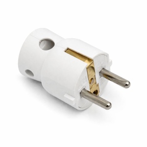 Stecher Electric 16A 250V cu Impamantare si Iesire Laterala - Img 4