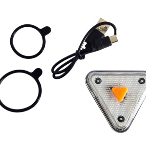 Stop triunghi LED cu acumulator intern si incarcare USB