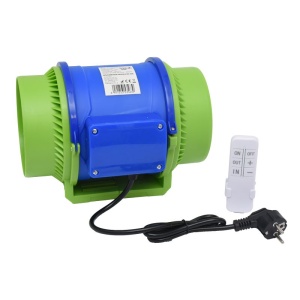 Ventilator Booster 6'' ( 150mm ) in linie bidirectional, cu Telecomanda - Montaj pe Tubulatura HZ-150H