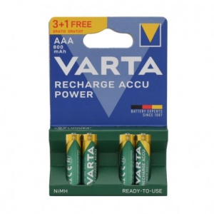 Acumulatori Reincarcabili Varta R3 AAA NI-MH 800mAH, 4 buc/set