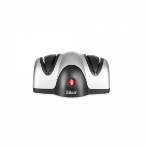 Ascutitor de cutite electric Zilan Gri, cu doua nivele de ascutire, 40W, usor de curatat