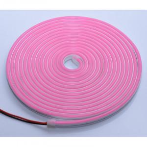 Banda led flexibila 12V 5 metri lumina alb rece, alb cald, roz, verde, albastru, rosu - Img 6