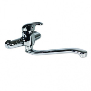 Baterie bucatarie cu pipa mare 25 cm ZINOX, Monocomanda, Finisaj crom, Cartus ceramic 40 mm