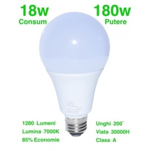 Bec LED 18W / 7000K CU E27 - Img 2