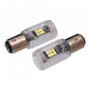 Bec led auto frana BAY15D set 2 bucati - Img 3