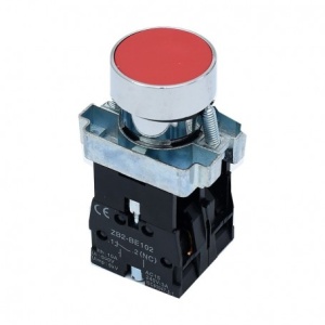 Buton cu Retinere, Rosu, 1NO + 1NC, BA45