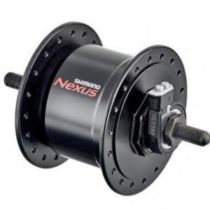 Butuc Fata cu dinam SHIMANO NEXUS 32H DH-C3000-1N-448-716mm 6v -1.5w - Img 2