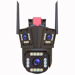 Cameră de Supraveghere Bullet-Dome Linkage, Wi-Fi, IP66, Viziune Nocturnă, Audio Bidirecțional, Detecție Mișcare (model WQQ839-PW-2-QZ)