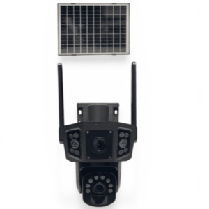 Camera de supraveghere cu panou solar 4G, 6MP cu 4 lentile, ZYTS21