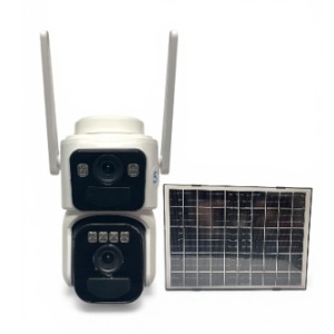 Cameră de supraveghere exterioară, cu 2 lentile HD, viziune nocturnă ,ZY-TDS2-4G