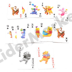 Carti de joc pentru copii - imprimeu Winnie the Pooh