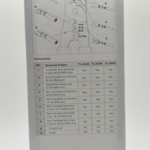 Cleste Sertizat Papuci Electrici HT202B - Img 3
